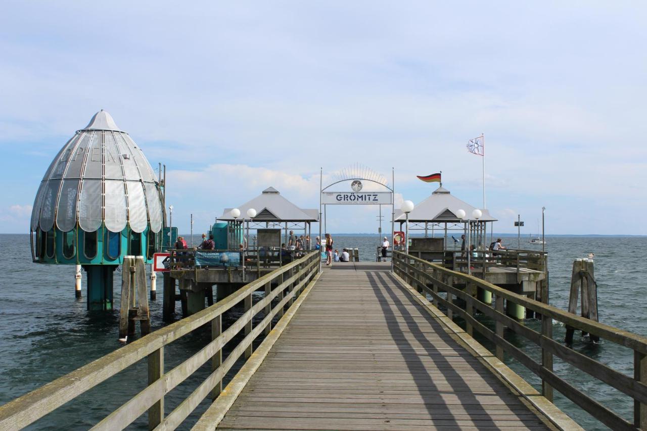 Ferienwohnungen Im Haus Strandburg Grömitz Esterno foto